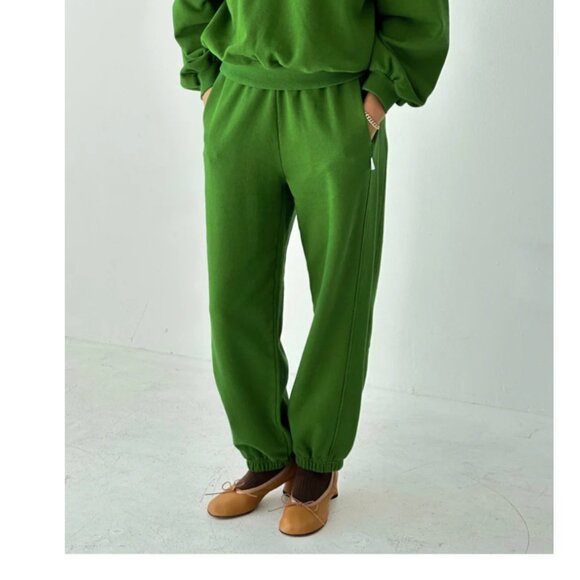 Le Bon Shoppe Pants - French Terry Balloon Pants - Avocado Le Bon Shoppe - L